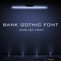 bankgothic font